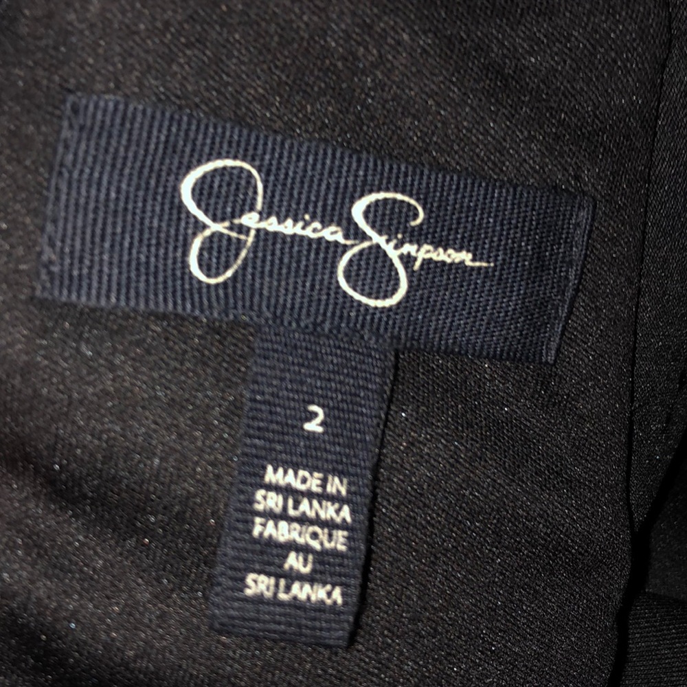 Jessica Simpson Sheath Scuba Black Dress - Picture 5 of 5